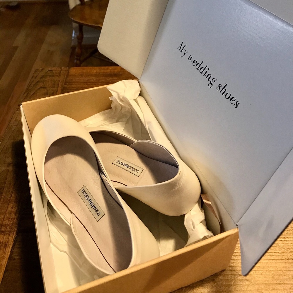 Ivory Wedding Ballet Flats